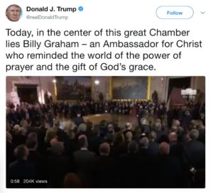 Billy Graham - America's Pastor - Donald Trump
